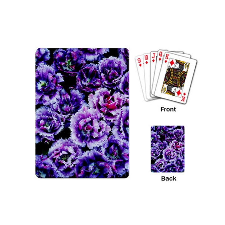 Purple Wildflowers Of Hope Playing Cards (Mini)