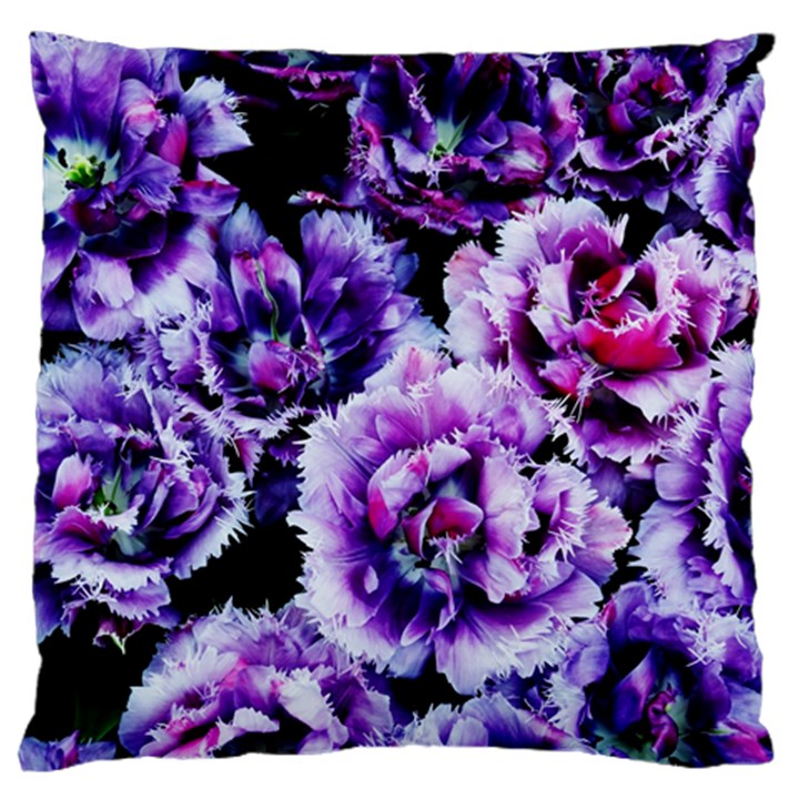 Purple Wildflowers Of Hope Large Cushion Case (Single Sided) 