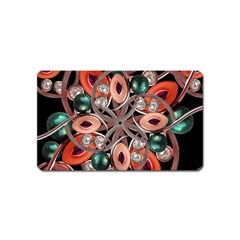 Luxury Ornate Artwork Magnet (name Card) by dflcprints