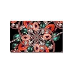 Luxury Ornate Artwork Sticker 100 Pack (rectangle) by dflcprints