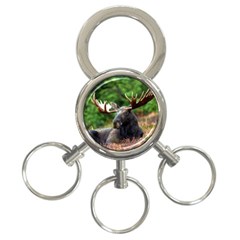 Majestic Moose 3-ring Key Chain by StuffOrSomething