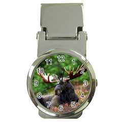 Majestic Moose Money Clip With Watch by StuffOrSomething