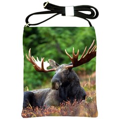 Majestic Moose Shoulder Sling Bag by StuffOrSomething