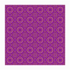 Purple Moroccan Pattern Glasses Cloth (medium, Two Sided)