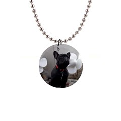 French Bulldog Button Necklace by StuffOrSomething