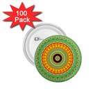 Mandala 1.75  Button (100 pack) Front