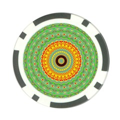 Mandala Poker Chip by Siebenhuehner