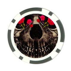 Death and Flowers Poker Chip