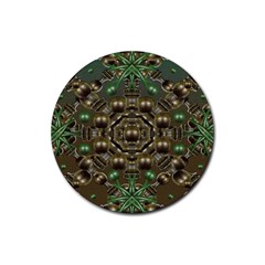 Japanese Garden Drink Coaster (round) by dflcprints