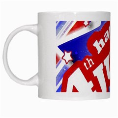 4th Of July Celebration Design White Coffee Mug