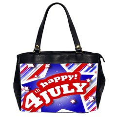 4th Of July Celebration Design Oversize Office Handbag (two Sides) by dflcprints