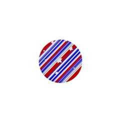 American Motif 1  Mini Button Magnet by dflcprints