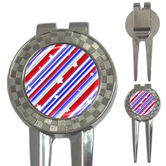 American Motif Golf Pitchfork & Ball Marker by dflcprints