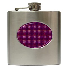 Funky Retro Pattern Hip Flask