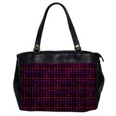 Funky Retro Pattern Oversize Office Handbag (one Side)