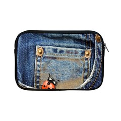 Blue Jean Butterfly Apple Ipad Mini Zippered Sleeve by AlteredStates