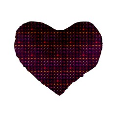 Funky Retro Pattern 16  Premium Heart Shape Cushion  by SaraThePixelPixie