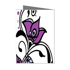 Awareness Flower Mini Greeting Card (8 Pack) by FunWithFibro