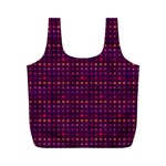 Funky Retro Pattern Reusable Bag (M) Back