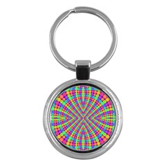 Many Circles Key Chain (round)