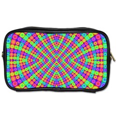 Many Circles Travel Toiletry Bag (one Side) by SaraThePixelPixie