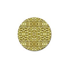 Gold Plated Ornament Golf Ball Marker 4 Pack by dflcprints