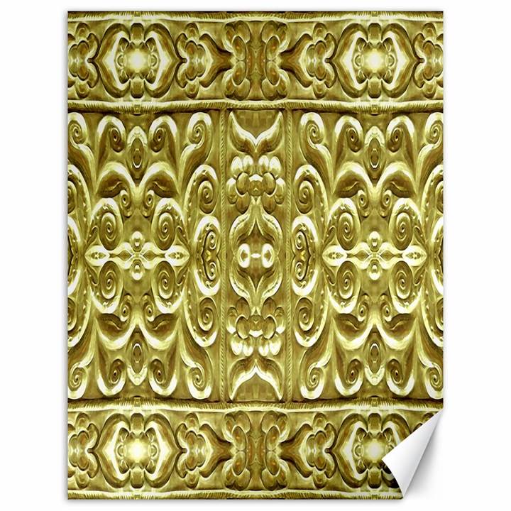 Gold Plated Ornament Canvas 12  x 16  (Unframed)