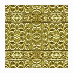 Gold Plated Ornament Glasses Cloth (medium) by dflcprints