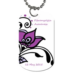 2015 Awareness Day Dog Tag (one Sided) by FunWithFibro