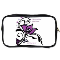 2015 Awareness Day Travel Toiletry Bag (two Sides) by FunWithFibro