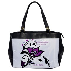 2015 Awareness Day Oversize Office Handbag (one Side) by FunWithFibro