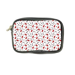 Delicate Red Flower Pattern Coin Purse