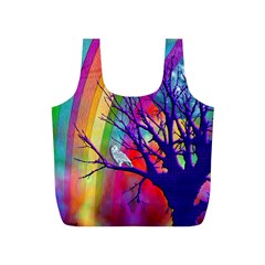 Rainbow Moon Reusable Bag (s) by SaraThePixelPixie