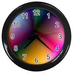 Prism Rainbow Wall Clock (black) by StuffOrSomething