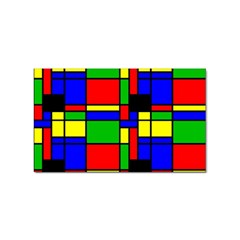 Mondrian Sticker 100 Pack (rectangle) by Siebenhuehner