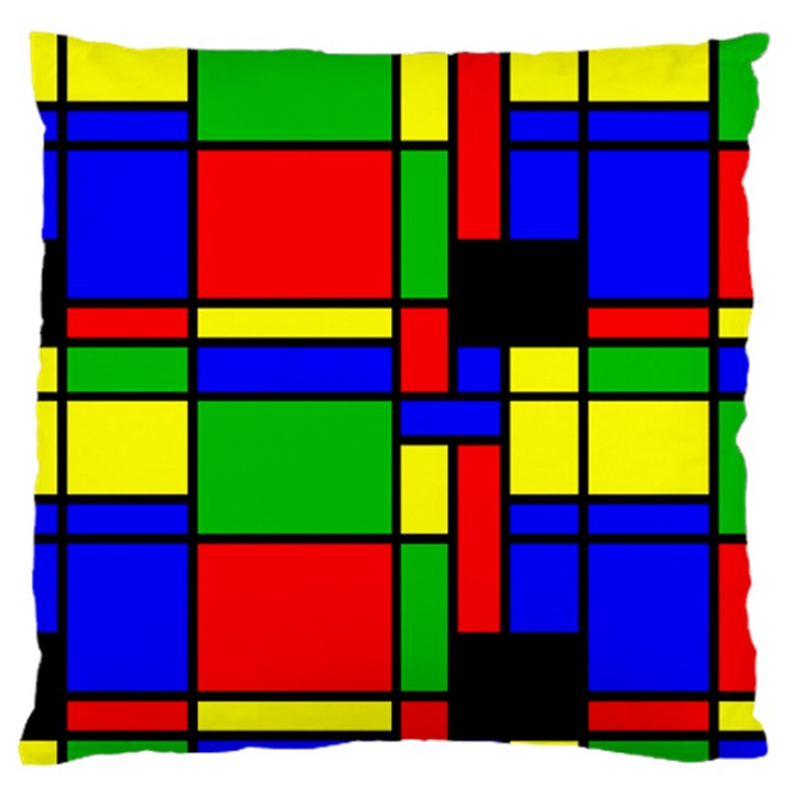 Mondrian Large Cushion Case (Two Sided) 