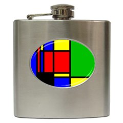 Mondrian Hip Flask by Siebenhuehner