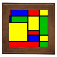 Mondrian Framed Ceramic Tile