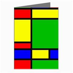 Mondrian Greeting Card by Siebenhuehner