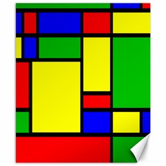 Mondrian Canvas 8  x 10  (Unframed)