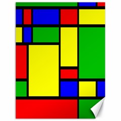 Mondrian Canvas 18  x 24  (Unframed)