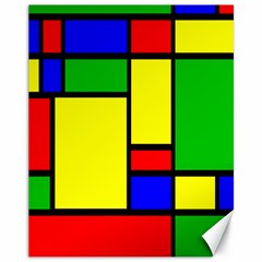 Mondrian Canvas 11  x 14  (Unframed)