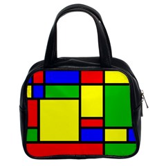 Mondrian Classic Handbag (Two Sides)