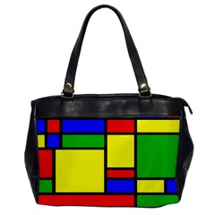 Mondrian Oversize Office Handbag (one Side)