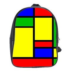Mondrian School Bag (XL)