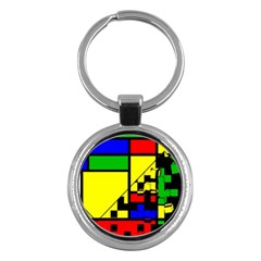 Moderne Key Chain (round) by Siebenhuehner