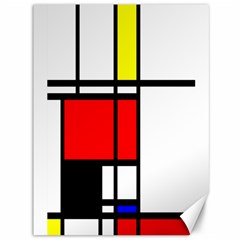 Mondrian Canvas 36  X 48  (unframed) by Siebenhuehner