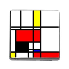 Mondrian Memory Card Reader With Storage (square) by Siebenhuehner