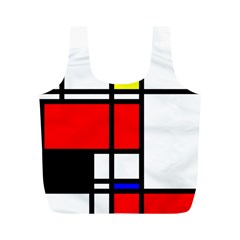 Mondrian Reusable Bag (m) by Siebenhuehner