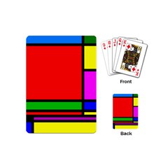 Mondrian Playing Cards (mini) by Siebenhuehner